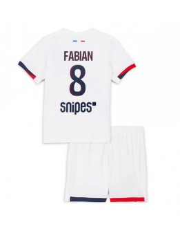 Paris Saint-Germain Fabian Ruiz #8 Dječji Gostujuci Dres kompleti 2025-26 Kratak Rukavima (+ kratke hlače)